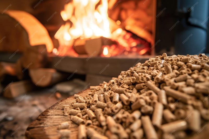 Kocioł na pellet z funkcją samooczyszczania